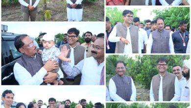 Photo of ओपी के गृहग्राम बायंग में सूबे के मुखिया विष्णुदेव साय का आत्मीय स्वागत