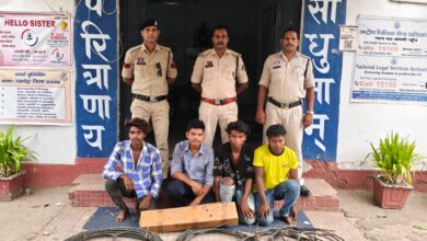 Photo of घरघोड़ा पुलिस ने रेलवे ओएचई और तांबा तार चोरी करने वाले सक्रिय गिरोह का किया पर्दाफाश
